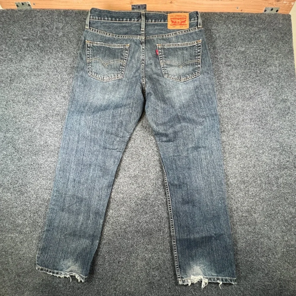 Levi's 559 Jeans Men 36x29 (Tag 34x30) Blue Range Denim 100% Cotton Straight Leg